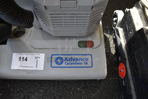 Nilfisk Advance Carpetwin 18 Commercial Vacuum Cleaner. 120 Volts, 1 Phase. 20x10x47 - Image 5 of 6