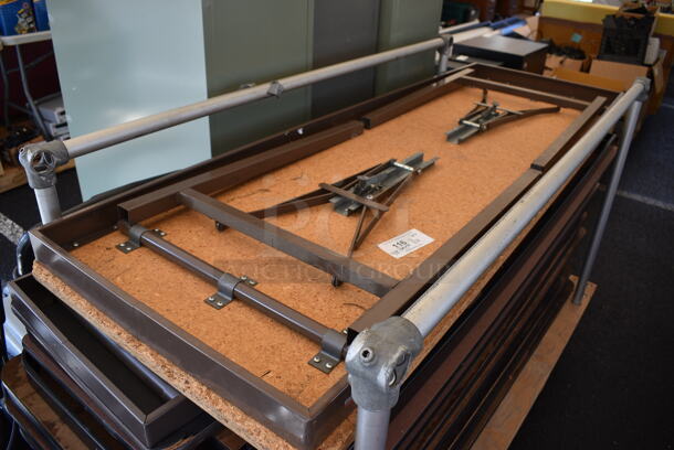 11 Various Folding Tables. Does Not Include Cart. Includes 72x24x29. 11 Times Your Bid! - Image 3 of 6