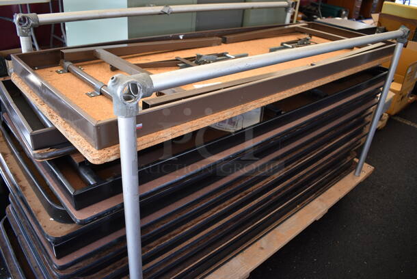11 Various Folding Tables. Does Not Include Cart. Includes 72x24x29. 11 Times Your Bid! - Image 4 of 6