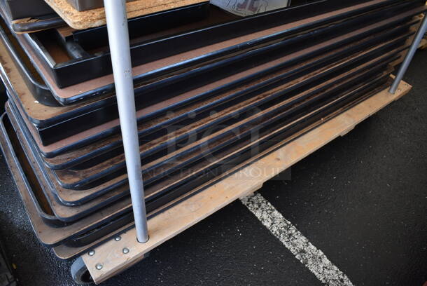 11 Various Folding Tables. Does Not Include Cart. Includes 72x24x29. 11 Times Your Bid! - Image 5 of 6