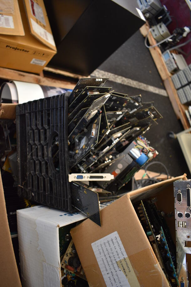 ALL ONE MONEY! Lot of Various Metal Components to Eletronics - Image 2 of 6