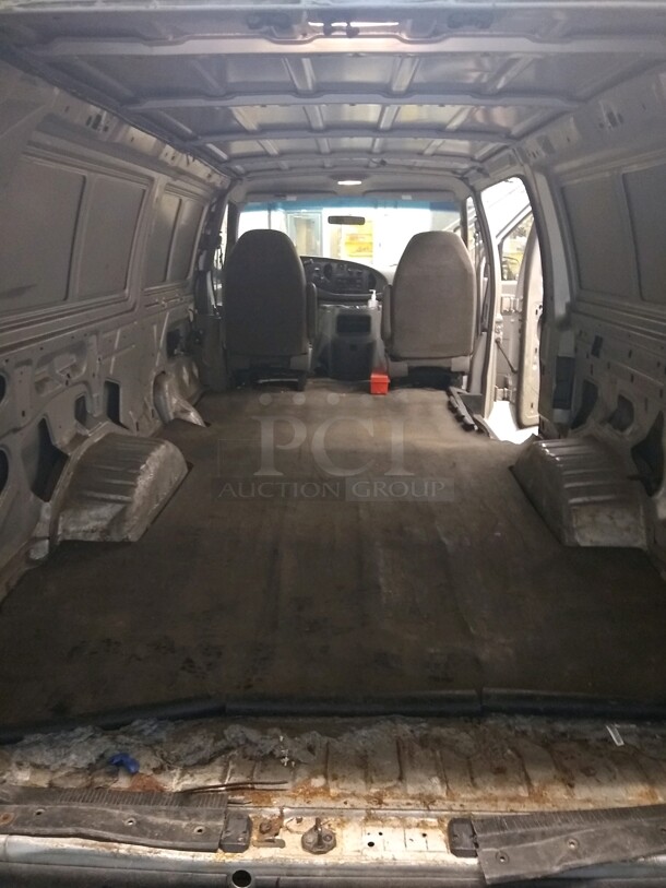 Ford E250 Van. Comes w/ 1 Key. Odometer Reads 121,033. Title In Hand. Vehicle Runs and Drives! BUYER MUST REMOVE - Image 8 of 8