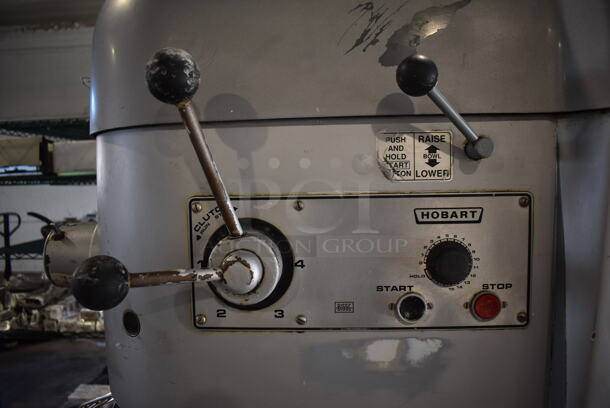 Hobart V1401 Metal Commercial Floor Style 140 Quart Planetary Dough Mixer w/ Partial Bowl Guard and Balloon Whisk Attachment. 220 Volts, 3 Phase. 30x47x71 - Image 6 of 10