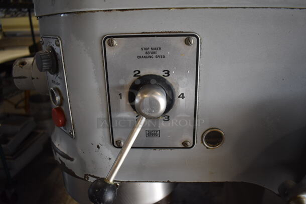Hobart H-600 T Metal Commercial Floor Style 60 Quart Planetary Dough Mixer. 200 Volts, 3 Phase. 28x36x56 - Image 4 of 9