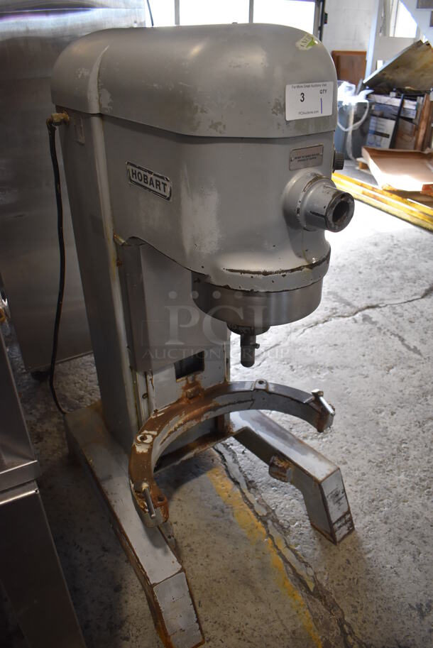 Hobart H-600 T Metal Commercial Floor Style 60 Quart Planetary Dough Mixer. 200 Volts, 3 Phase. 28x36x56 - Image 9 of 9