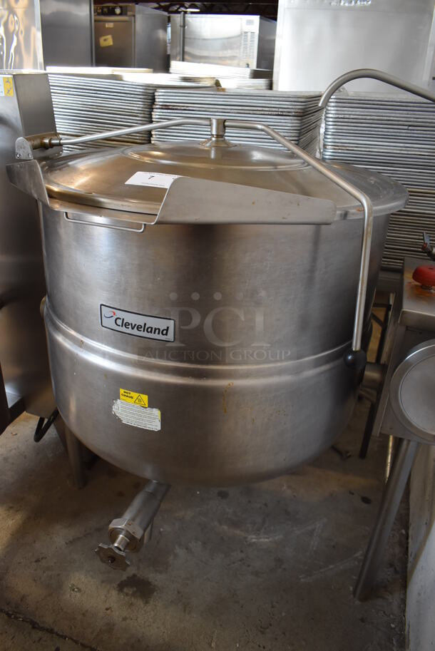 2013 Cleveland KDL-60-T Stainless Steel Commercial Floor Style 60 Gallon Steam Powered Steam Kettle. 44x37x51 - Image 5 of 8