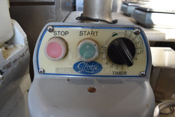 Globe SP20 Metal Commercial 20 Quart Planetary Dough Mixer w/ Balloon Whisk Attachment. 110 Volts, 1 Phase. 16x19x35. Tested and Working! - Image 3 of 7
