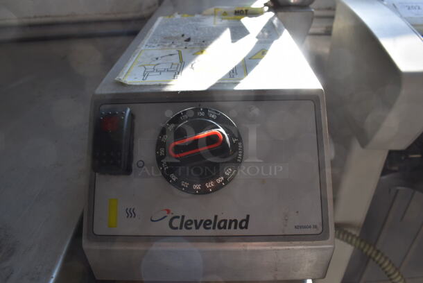 Cleveland Stainless Steel Commercial Floor Style Electric Powered Manual Tilting Braising Pan Skillet. 208-250 Volts, 3 Phase. 54x43x50 - Image 6 of 7