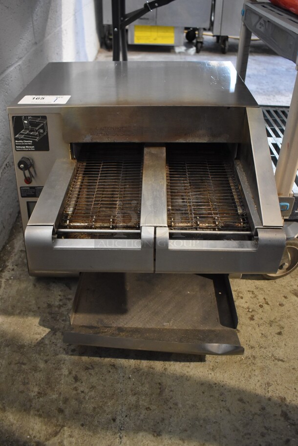 Hatco ITB-1750-2C Stainless Steel Commercial Countertop Double Conveyor Oven. 208 Volts, 1 Phase. 20x29x17