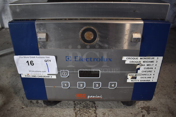 2013 Electrolux HSPPUSAT Stainless Steel Commercial Countertop Electric Powered Panini Press. 208 Volts, 1 Phase. 14x20x23 - Image 6 of 8