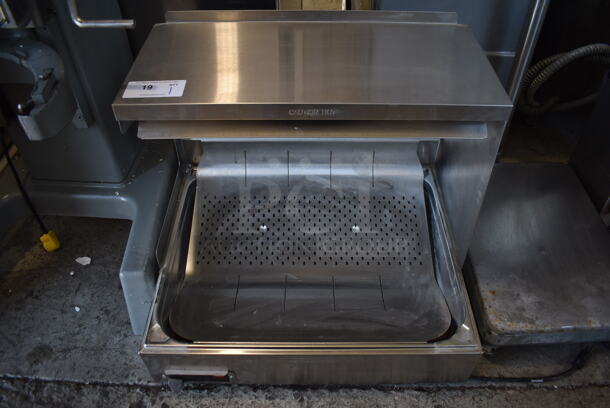 Hatco Glo-ray Stainless Steel Commercial Countertop French Fry Dumping Station. 26.5x22x23. Tested and Working!