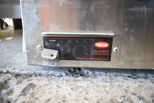 Hatco Glo-ray Stainless Steel Commercial Countertop French Fry Dumping Station. 26.5x22x23. Tested and Working! - Image 4 of 5