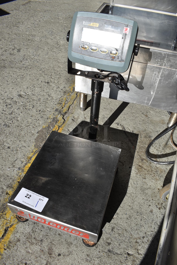 Ohaus T31P 3000 Series Metal Commercial Food Portioning Scale. 12x18x23. Cannot Test Due To Missing Power Cord - Image 2 of 5