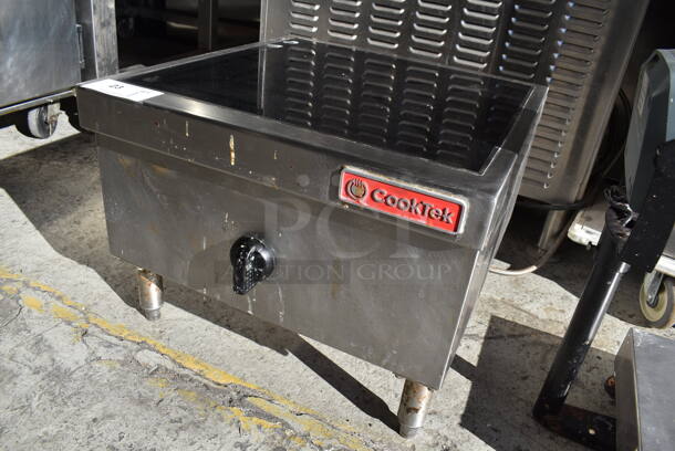CookTek Stainless Steel Commercial Countertop Electric Powered Single Burner Range. 250 Volts. 22x23x17 - Image 2 of 7