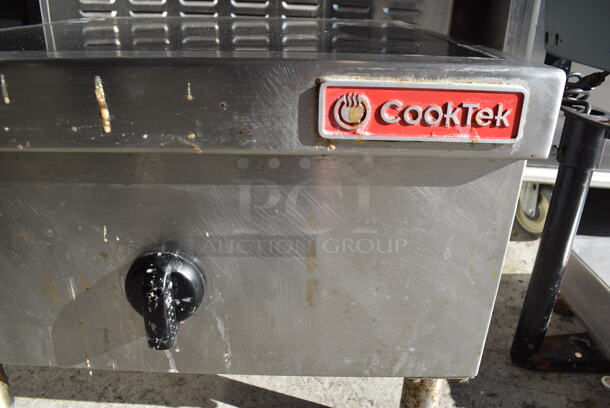 CookTek Stainless Steel Commercial Countertop Electric Powered Single Burner Range. 250 Volts. 22x23x17 - Image 4 of 7
