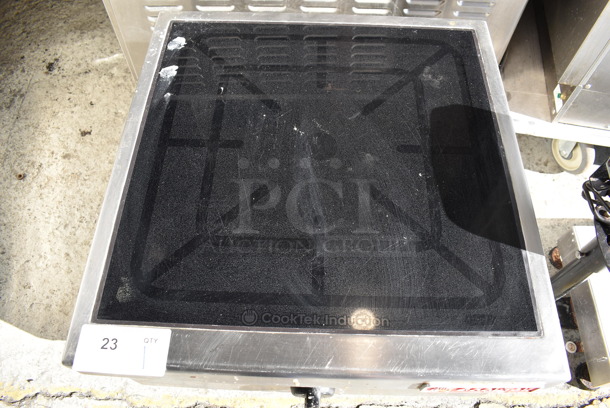 CookTek Stainless Steel Commercial Countertop Electric Powered Single Burner Range. 250 Volts. 22x23x17 - Image 5 of 7