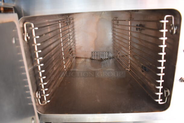 2013 Cleveland 24CSM Stainless Steel Commercial Steam Powered 2 Deck Steam Cabinet. 115 Volts, 1 Phase. 24x34x62.5 - Image 4 of 6