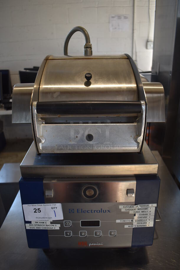 2013 Electrolux HSPPUSAT Stainless Steel Commercial Countertop Electric Powered Panini Press. 208 Volts, 1 Phase. 14x20x23 - Image 2 of 9