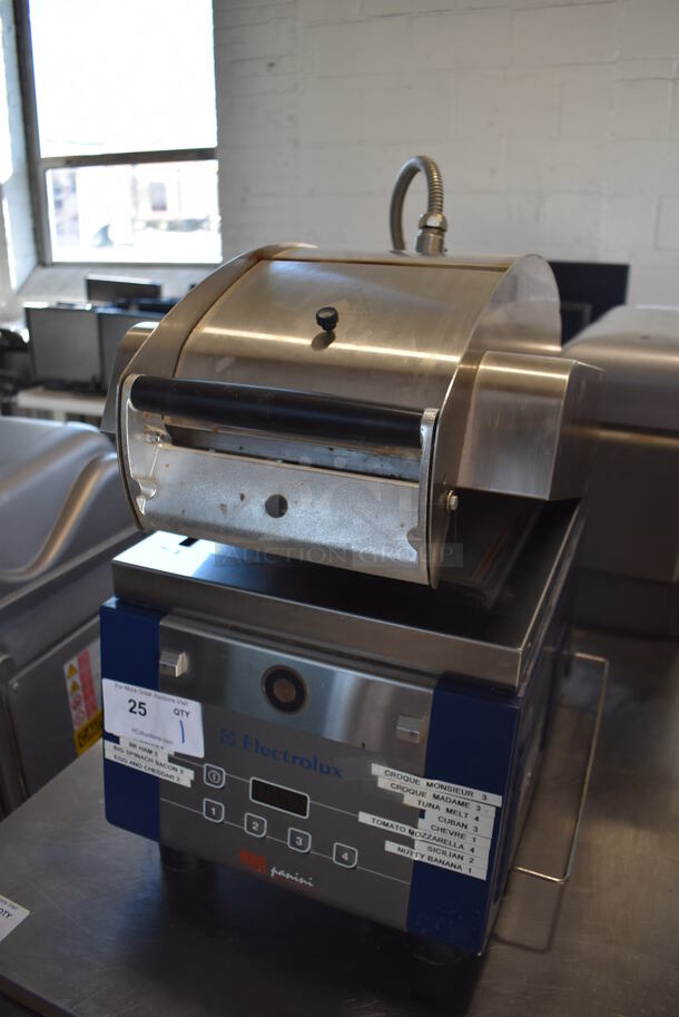 2013 Electrolux HSPPUSAT Stainless Steel Commercial Countertop Electric Powered Panini Press. 208 Volts, 1 Phase. 14x20x23 - Image 4 of 9