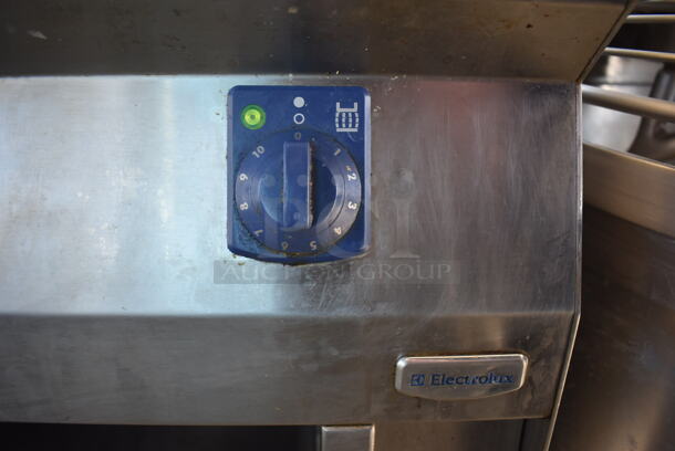 2013 Electrolux 584132 Stainless Steel Commercial Floor Style Electric Powered 4 Burner Range w/ Under Shelf. 208 Volts, 3 Phase. 40x36x38 - Image 7 of 9