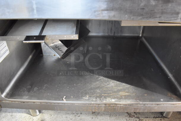2013 Electrolux 584132 Stainless Steel Commercial Floor Style Electric Powered 4 Burner Range w/ Under Shelf. 208 Volts, 3 Phase. 40x36x38 - Image 9 of 9