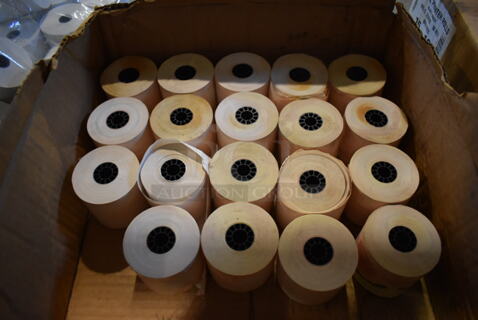 ALL ONE MONEY! Lot of 19 Receipt Printer Rolls. 2.75x2.75x2