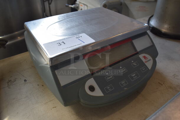 Ohaus EB Series Metal Countertop Food Portioning Scale. 12x13x5. Cannot Test Due To Missing Power Cord - Image 3 of 5