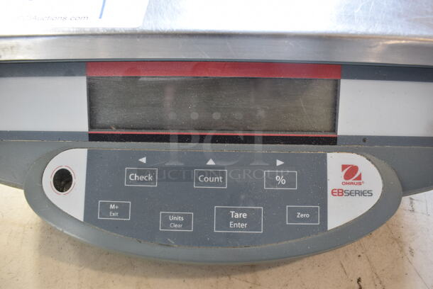 Ohaus EB Series Metal Countertop Food Portioning Scale. 12x13x5. Cannot Test Due To Missing Power Cord - Image 4 of 5
