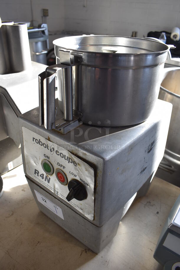 Robot Coupe R4N Metal Commercial Countertop Food Processor. 220 Volts, 3 Phase. 10x13x19 - Image 2 of 6