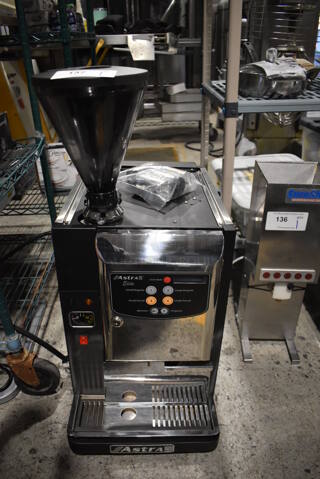 Astra Elite Stainless Steel Commercial Countertop Automatic Espresso Machine w/ Hopper. 15x25x33