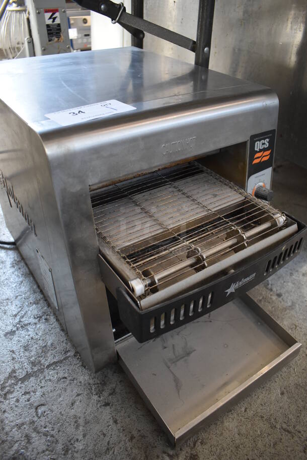 Star Holman QCS-2-500 Stainless Steel Commercial Countertop Conveyor Oven. 120 Volts, 1 Phase. 14.5x25x16. Tested and Working! - Image 2 of 5
