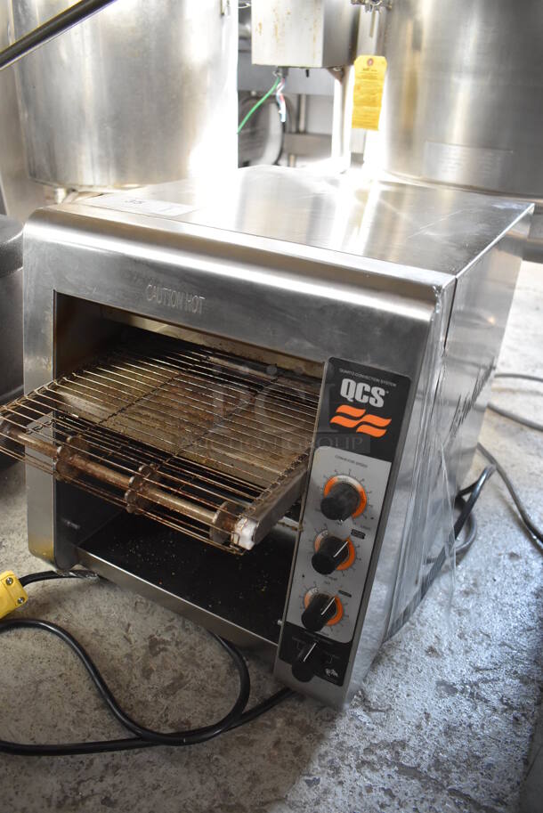 Star Holman QCS-2-500 Stainless Steel Commercial Countertop Conveyor Oven. 120 Volts, 1 Phase. 14.5x25x16. Tested and Working! - Image 3 of 6