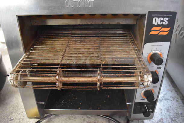 Star Holman QCS-2-500 Stainless Steel Commercial Countertop Conveyor Oven. 120 Volts, 1 Phase. 14.5x25x16. Tested and Working! - Image 4 of 6