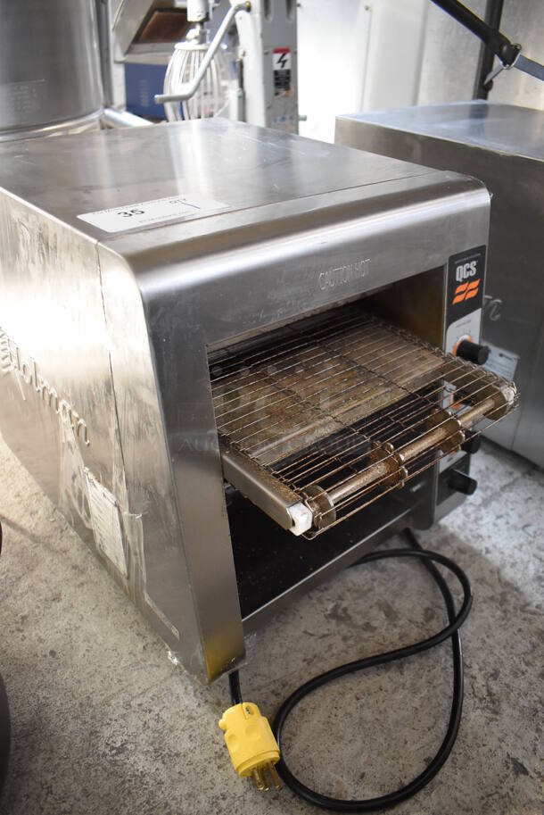 Star Holman QCS-2-500 Stainless Steel Commercial Countertop Conveyor Oven. 120 Volts, 1 Phase. 14.5x25x16. Tested and Working! - Image 5 of 6