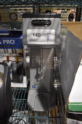 Waring WDM120SW Metal Commercial Countertop Drink Mixer. 120 Volts, 1 Phase. 7x8x20. Tested and Working!