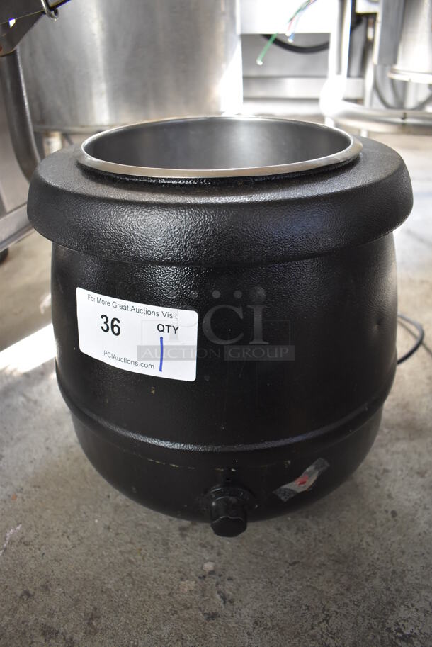 Glenray Metal Commercial Countertop Soup Kettle Food Warmer. 120 Volts, 1 Phase. 13x14x13. Tested and Working! - Image 1 of 4