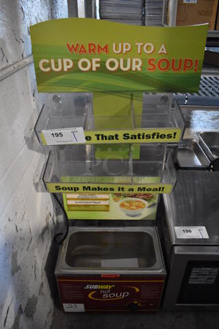 2011 Nemco 6135-SUB Stainless Steel Commercial Countertop Food Warmer. 120 Volts, 1 Phase. 14x11x39. Tested and Working!