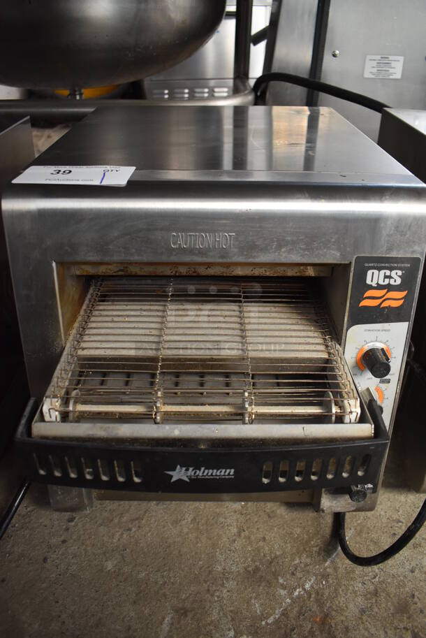 Star Holman QCS-2-500 Stainless Steel Commercial Countertop Conveyor Oven. 120 Volts, 1 Phase. 14.5x23x16. Tested and Working! - Image 1 of 5