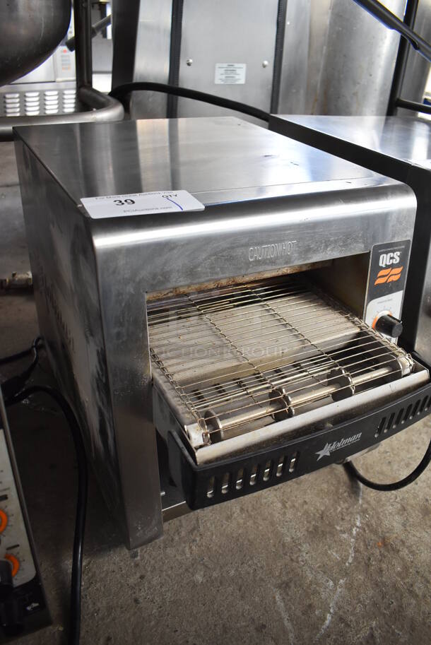 Star Holman QCS-2-500 Stainless Steel Commercial Countertop Conveyor Oven. 120 Volts, 1 Phase. 14.5x23x16. Tested and Working! - Image 4 of 5
