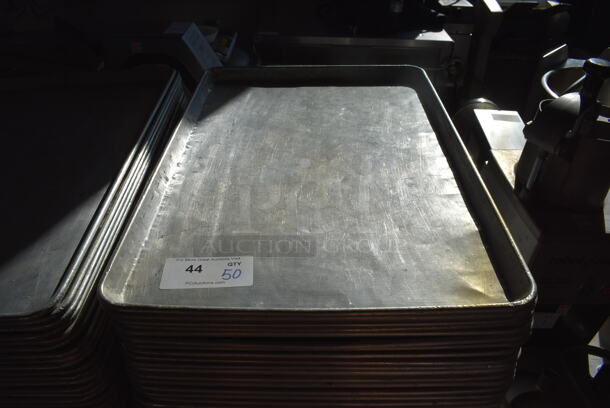 50 Metal Full Size Baking Pans. 18x26x1. 50 Times Your Bid! - Image 2 of 4