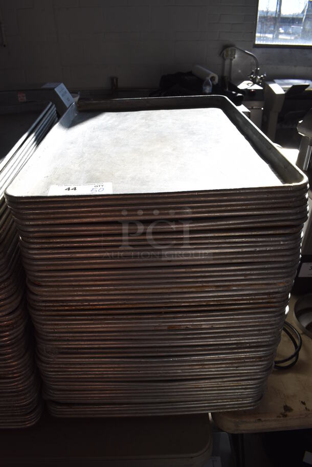 50 Metal Full Size Baking Pans. 18x26x1. 50 Times Your Bid! - Image 4 of 4