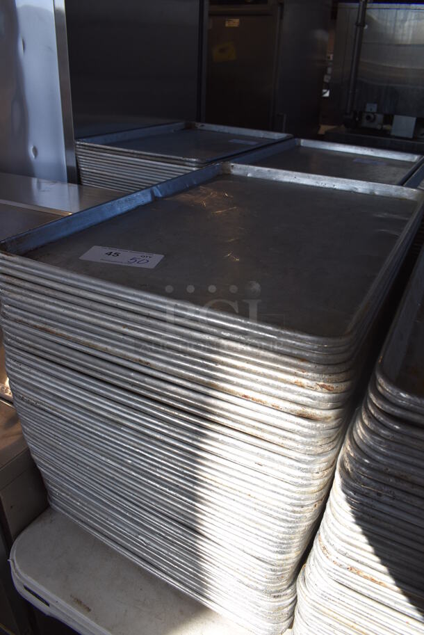 50 Metal Full Size Baking Pans. 18x26x1. 50 Times Your Bid! - Image 3 of 3