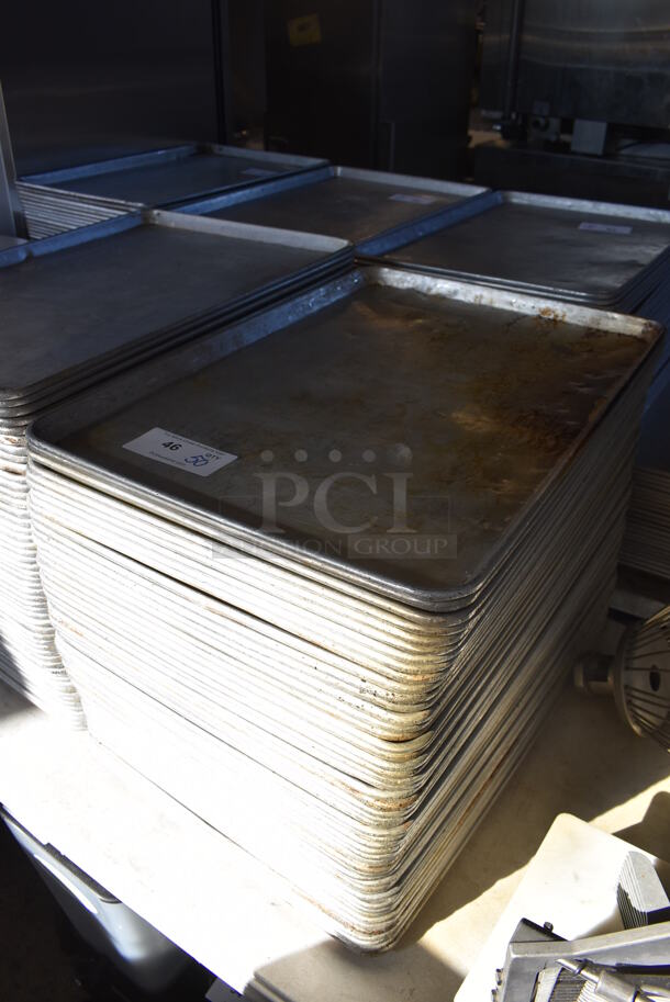 50 Metal Full Size Baking Pans. 18x26x1. 50 Times Your Bid! - Image 3 of 3