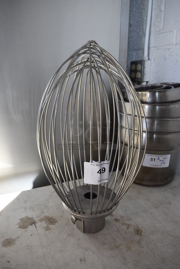 AL60D Metal Commercial 60 Quart Balloon Whisk Attachment for Hobart Mixer. 10.5x10.5x19.5 - Image 3 of 5