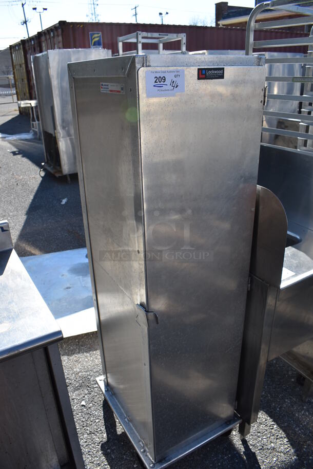 Lockwood Metal Commercial Enclosed Pan Transport Rack on Commercial Casters. 18x22x60 - Image 2 of 5