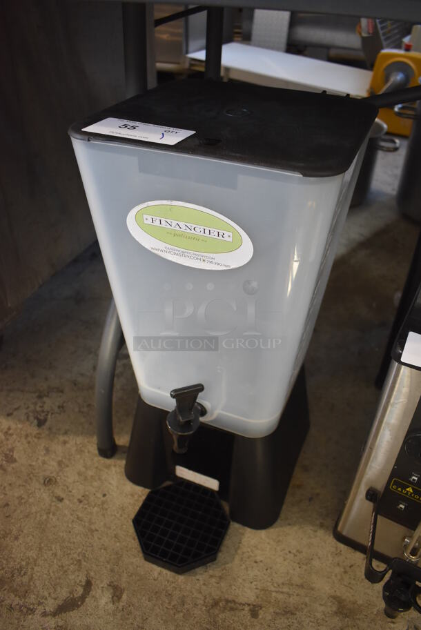 Clear and Black Poly Countertop Beverage Holder Dispenser. 11x13x22 - Image 3 of 4