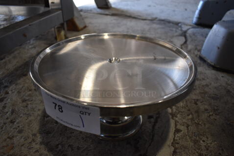 Metal Countertop Cake Stand. 13x13x7