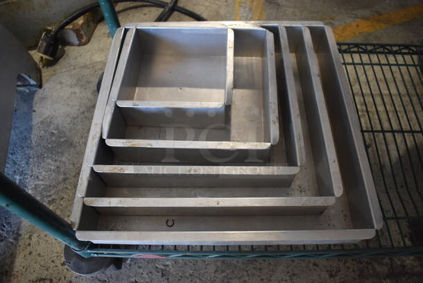 ALL ONE MONEY! Lot of 11 Various Square Baking Pans. Includes 8x8x3 - Image 4 of 4