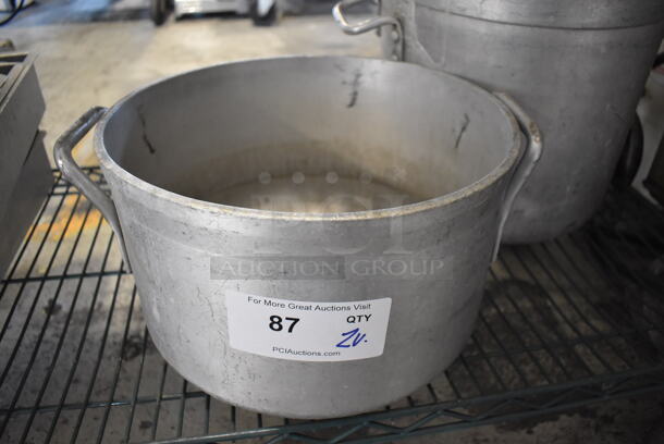 2 Various Metal Stock Pots. 14.5x12.5x8, 15x12.5x11. 2 Times Your Bid! - Image 2 of 5