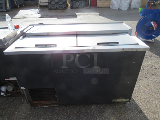 One WORKING  Beverage Air Bottle Box. Model# DW49. 115 Volt. 50X26.5X34 - Image 1 of 1